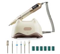 JCMASTER Fresa per unghie con indicatore LED, set professionale per unghie in ge