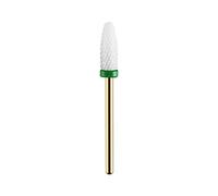 JCMaster® Punta in Ceramica forma conica per Fresa Unghie Lunga Durata Taglia Standard Punte Ideale Per Rimuovere lo Smalto, il Gel e cuticole Grana Coarse