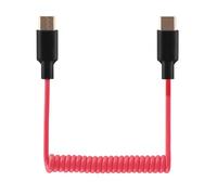 JCMOYUTY Adattatore microfono per Rode Wireless GO 2 ME Pro, cavo a spirale da micro USB C a USB C, per Hollyland Lark M1/M2/Max/150/M1/MAX Duo DAC, cavo a spirale per PC, computer, Android, iPhone 15