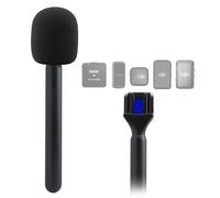 JCMOYUTY Supporto per microfono magnetico DJI Mic Mini, Mic 1 2 3 Maniglia portatile per Rode Wireless Micro, GO 2 II, ME, Pro Wireless Lav Microfono Intervista Handheld Handle Mount Adapter