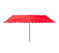 JCNAGXY 2.9M Patio Garden Sun Umbrella Sunshade Rectangular 8 Rib Patio Outdoor Tilting Parasol with Tilt Mechanism Anti-UV Sun