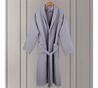 JCNAGXY Accappatoio da Uomo in Cotone Puro Waffle a Colori Solidi addensanti Accappatoi per la casa assorbenti