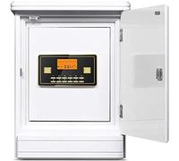 JCNAGXY Assicurazione per la casa Sicuro Valore di Sicurezza Giallo Valore Sicuro capacità Digitale in Contanti Red Office Password Elettronica Elettronica all-ROUT Antift White (Bianco 55x43x37cm)