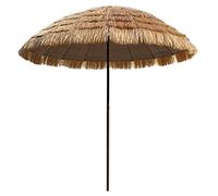 JCNAGXY Beach Straw Parasol Umbrella, Outdoor Waterproof Sun Shade 250 CM Sun Umbrella, for Garden Pool Patio Umbrellas Round