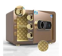 JCNAGXY Fireproof Waterproof Anti-Theft all-Steel Small Password Office Home Fingerprint Password Bedside Table Bed