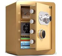 JCNAGXY Fireproof Waterproof Safe, Safe Cash es - Electronic Digital Security Safes, Cabinets Wall Safe Lock Cash Strong with Number Keys Emergency Lock for Home Office Sh Use Storage