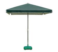 JCNAGXY Garden Parasol Sun Umbrella Patio 6.6ft Square Patio Umbrella with 20kg Base, Four Height Adjustable Windproof Outdoor Umbrella with Rust- Ribs for Commercial