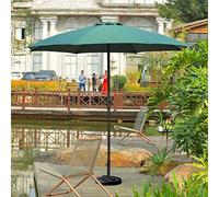 JCNAGXY Garden Parasol Sun Umbrella Patio Dock Pool Patio Umbrella Heavy-Duty Large Protective Cover 8.9 Feet UV Protection Umbrella with Stable Cement Base