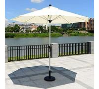 JCNAGXY Garden Parasol Sun Umbrella Patio Heavy-Duty Patio Umbrella 8.9ft Outdoors Umbrella with Crank Lift Handle, Thick Polyester Fabric, Sun Protection