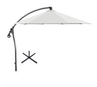 JCNAGXY Garden Patio Umbrella Sunshade Umbrella Outdoor Market Table Umbrellas 8 Sturdy Square Ribs for Lawn Backyard Pool White