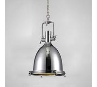 JCNAGXY Lampada a Sospensione retrò luci industriali e Cupola Country/Ciotola UFO lampadario in Metallo con Paralume in Bronzo plafoniera per Loft Soggiorno Ristorante caffetteria bancone Bar Lampada
