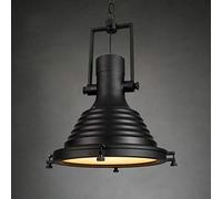 JCNAGXY Lampada a Sospensione retrò luci industriali e Cupola Country/Ciotola UFO lampadario in Metallo con Paralume in Bronzo plafoniera per Loft Soggiorno Ristorante caffetteria bancone Bar Lampada