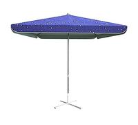 JCNAGXY Large Commercial Parasol Square Sun Umbrella Outdoor Garden Parasol Height Adjustable Market Table Umbrella 3.2x2.5M