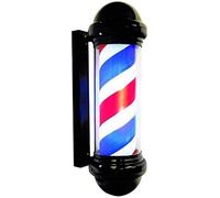 JCNAGXY Luci da Esterno per Lanterna Solare, Barbiere a LED Leggera a LED 73 cm Bianco + Rosso + Blu Barbiere rotable Barbiere Salone Salone Salone segnaletto da Parete Esterno Impermeabile