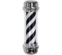 JCNAGXY Luci da Esterno per Lanterna Solare, Leggera 73 cm Barbiere a LED Pole Bianca Bianca a Rotazione illuminante a Strisce per Capelli Chiari Impermeabili per Salone Segnale Lampada montata a