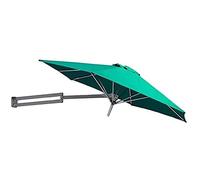 JCNAGXY Outdoor Garden Parasol Outdoor Patio Balcony Round Wall Mounted Cantilever Parasol with Aluminium Frame, Telescopic Tilting Sunshade Umbrella