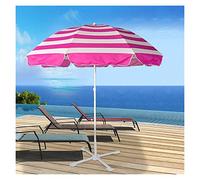 JCNAGXY Outdoor Garden Parasols Folded Patio Parasol Beach Sun Umbrella Suitable for Restaurant, Courtyard, Beach, Lawn, Deck, Backyard & Pool, UV Protection,with Parasol Base