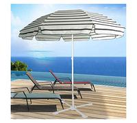 JCNAGXY Outdoor Garden Parasols Folded Patio Parasol Beach Sun Umbrella Suitable for Restaurant, Courtyard, Beach, Lawn, Deck, Backyard & Pool, UV Protection,with Parasol Base