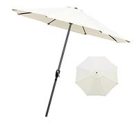 JCNAGXY Outdoor Table 9ft/10ft Outdoor Parasol Umbrella with Crank, Sun Protection Ventilation, Patio Umbrella Market for Balcony, Dining Tables, Gardens, Pool