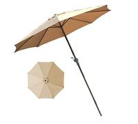 JCNAGXY Outdoor Table Umbrella, Parasol Cover, Sun Protection Windproof Sunscreen Ventilation Umbrellas, for Backyard Pool Balcony Deck, Tilting Sun Shade Umbrella