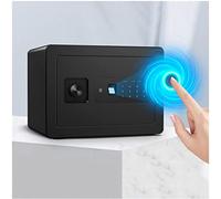 JCNAGXY Safes Small Household Electronic Safes with Fingerprint Code Lock, Fireproof And Anti-Theft, Easy to Store, 4 Ways to Unlock, 35x25x25cm