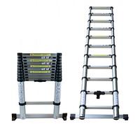 JCNAGXY Scala di Estensione Industriale in Alluminio per Tenda da Tetto per Camper da 26 piedi/23 piedi/20 piedi/18,5 piedi/16,5 piedi/15 piedi/10 Piedi/8,5 Piedi, Scale telescopiche con Estensione