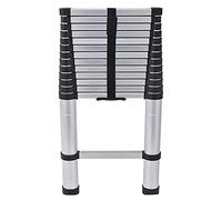 JCNAGXY Scala Telescopica 8m/ 7m/ 6m/ 5m/ 4m/ / 2m/ 1m di Altezza, Scaletta Telescopica Estensibile in Alluminio per Uso Domestico, Soffitta, Lavoro all'aperto, Carico 150kg