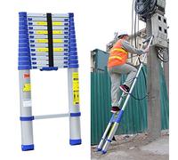 JCNAGXY Scala Telescopica per Tenda da Tetto da 8m/ 7m/ 6.2m/ 5m/ 4m/ 3.8m/ 2.6m, Scaletta Telescopica Estensibile in Alluminio per Soppalco Camper Mansarda Uso Esterno, Carico 150kg