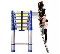 JCNAGXY Scala telescopica Pieghevole per Tenda da Tetto da 8 m/ 7 m/ 6,2 m/ 5 m/ 4 m/ 3,8 m/ 2,6 m, Scale telescopiche prolunga in Alluminio per Uso Esterno in soffitta per Camper, carico 150 kg