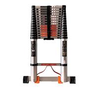 JCNAGXY Scala Telescopica Scala Telescopica Portatile, Scale Verticali Pieghevoli per Carichi Pesanti in Alluminio con Piede Antiscivolo, Altezza 7,2/9,8/12,5/15,1/16,4/19/20,3 Piedi