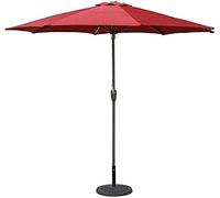 JCNAGXY Sun Parasol Umbrella Garden 9ft Outdoor Patio Market Style Umbrella for Balcony Table Terrace Garden Deck Yard Shade Or Pool Side, 8 Sturdy Ribs & Iron Pole