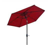 JCNAGXY Sun Parasol Umbrella Garden Garden Umbrella Parasol, 3.0M Tilting Parasols with Crank Handle, 48mm Pole Diameter, Adjustable Tilt Mechanism, UV Protection