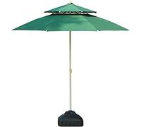 JCNAGXY Sun Parasol Umbrella Garden Parasols 7.5ft/9ft Double Top Patio Umbrella, Outdoor Sun Shade for Beach/Pool/Garden Umbrellas Round Sunscreen