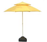 JCNAGXY Sun Parasol Umbrella Garden Parasols 7.5ft/9ft Double Top Patio Umbrella, Outdoor Sun Shade for Beach/Pool/Garden Umbrellas Round Sunscreen