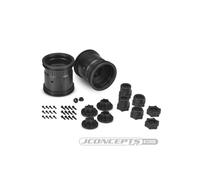 JConcepts Midwest 2.2 " MT 12mm Hex Wheel W/ Adaptors - (Nero) - 2pc JCO3380B