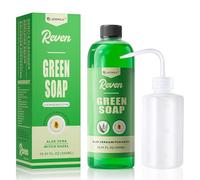 Jconly Green Soap Tattoo 500 ml con flacone da 250 ml, sapone per tatuaggi verde, sapone per la pulizia della pelle prima del tatuaggio