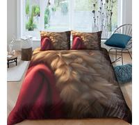 JCOUSDAEO warm winter accessorySet Di Copripiumino morbida microfibra 3 Pezzi stampa 3D con cerniera cozy knit texture copripiumino incluso federe aiosa ultra morbido for ragazze King（220x240cm）