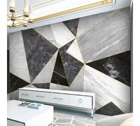 JCSMKFQ Carta da parati murale 3D con texture geometrica in marmo sfondo per pareti decorazioni per la casa pittura murale adesivo in tessuto di seta