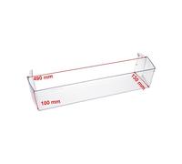 JCSPARES® - Balconcino Ripiano Porta Bottiglie 490 x 130 x 100 mm Compatibile Per Frigoriferi Samsung