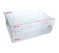 JCSPARES® - Cassetto Frigorifero Per Verdura 465 x 306 x 190 mm Compatibile Per Whirlpool Electrolux Ed Ulteriori