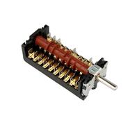 JCSPARES® - Commutatore Selettore Manopola Cottura 8+0 Posizioni 890807K - 890903K Per Forno Compatibile Con Tecnogas