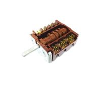JCSPARES® - Commutatore Selettore Manopola Programmi Serie OIC2100 6 Contatti | 3 Posizioni Per Forno Cucina Compatibile Con Beko