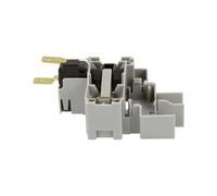 JCSPARES® - Elettroserratura Micro Ritardatore Blocca Porta Sportello 2 Contatti Per Lavatrice Compatibile Con Candy Hoover Per Modelli: EVOC1379XB47 - CV16747 - CC267T47 Ed Ulteriori