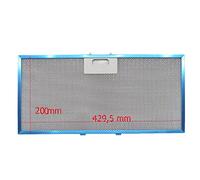 JCSPARES® - Filtro antigrasso in metallo per cappa Elica 429,5 x 200 x 9 mm compatibile con BOXINPLUSIXGL/A/90 - BOXINSLEDIX/A - BOXINIX/A/90P34 - BOXINIXA864SI ed ULTERIORI