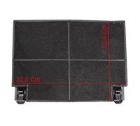 JCSPARES® - Filtro Aria per Cappa Cucina, Filtro Carbone Attivi 22.5x22.5x20cm, Compatibile con Faber e Altri Modelli