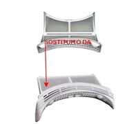 JCSPARES® - Filtro Lanugine Pelucchi Filacci 35 x 20,5 cm Per Asciugatrice Compatibile Con Whirlpool Per Modelli: AZA9000 - AZB6571 - AZA-HP7004 Ed Ulteriori