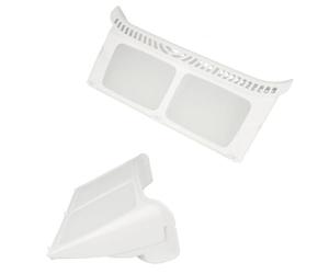 JCSPARES® - Filtro Lanugine Pelucchi Filacci M2 295 x 135 mm Per Asciugatrice Compatibile Con Ariston Hotpoint Per Modelli: TLCY - TCD - TCS Ed Ulteriori