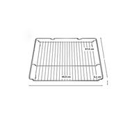 JCSPARES® - Griglia Ripiano in Acciaio 375x455 mm Compatibile con Bosch