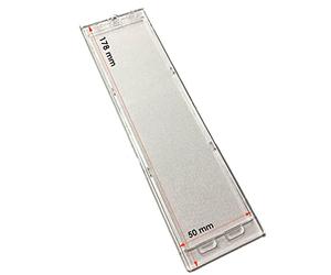 JCSPARES® - Kit 2 Pezzi Plafoniera Diffusore Luce Coprilampada 178x50mm Per Cappa Aspirante Cucina Compatibile Con Hotpoint Ariston - Faber - Franke