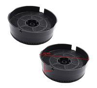 JCSPARES® - KIT 2 Pz Filtri ai carboni attivi MOD 58 per cappa cucina D 143mm x 50mm compatibile con Bosch Elica Whirlpool ed ULTERIORI